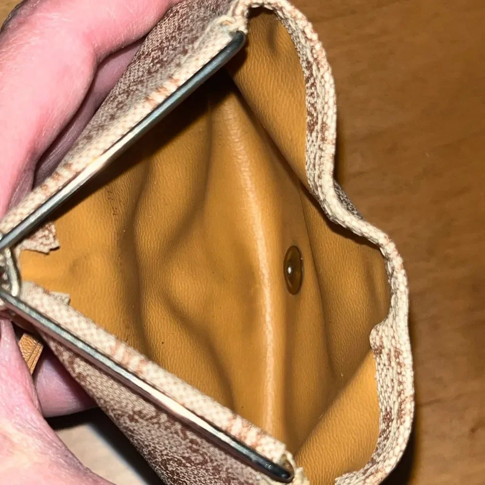 Celine Vintage Triangular Pouch with Tassel